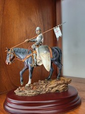 Andrea Miniatures/Templar Knight /90mm no 54mm Le Cimier Pegaso Niena painted