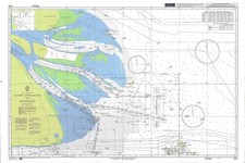 Amirauté 1602 Chine Chang Jiang Extérieur Approches À Shanghai Tableau Carte
