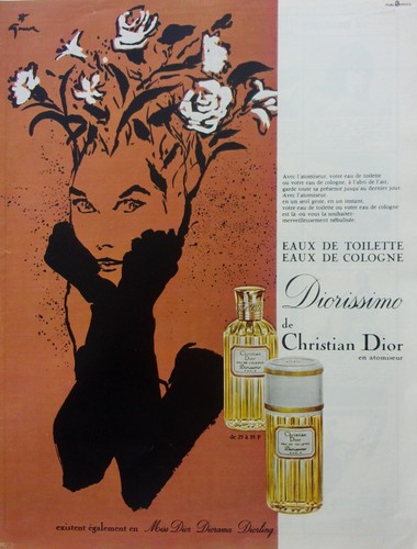 Publicité papier parfum - ,