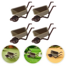  4 Pcs Brouette Miniature Kit