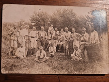 Ww1 Carte Postale Poilus Fabrication de paniers à Obus