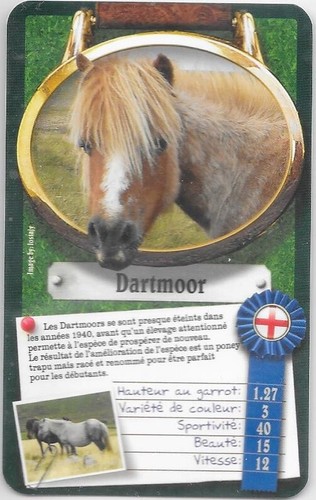 Carte top trumps chevaux - top, ou