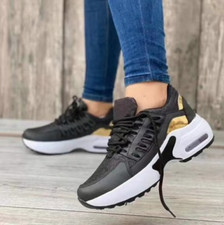 sneakers femme chaussure basket compensée noire été lacet tendance bulle style