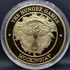 MEDAILLE JETON 40mm THE HUNGER GAMES MOCKINGJAY GEAI MOQUEUR
