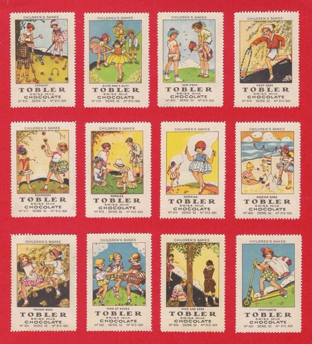 Poster stamps children games - stamps,