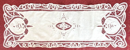 Nappe dentelle ancienne - nappe,