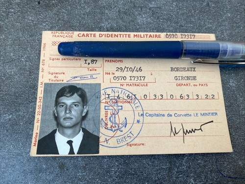 Ancienne carte identité - ancienne,