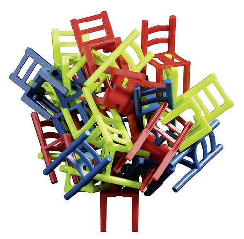 Jeu empilage chaises - d'empilage, de