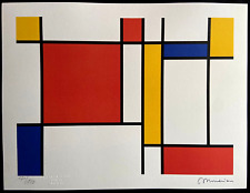 Piet Mondrian Lithographie COA