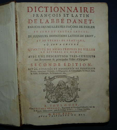 Danet dictionnaire francois - ,