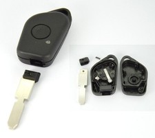 Télécommande coque de clé 1 bouton Peugeot 406 HF a clipser