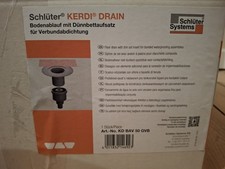 bonde de douche Schlüter