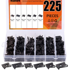 225 Pcs 6 Size SAE U-Nut Clip
