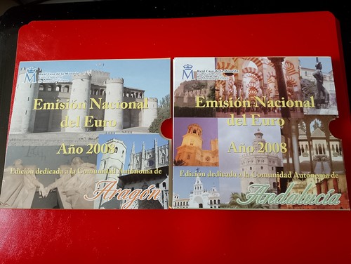 Lot coffrets bu euros - de, 2