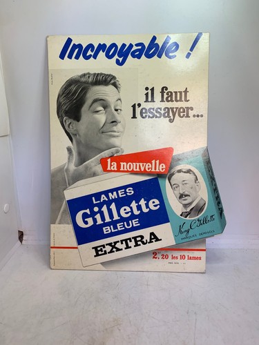 Ancienne plaque publicitaire - ancienne,