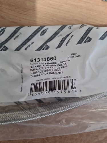 Durite eau chaude - l:368mm,