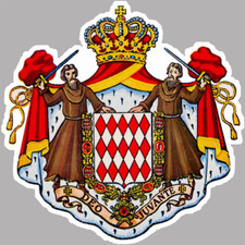 Blason Monaco (15x15cm) -