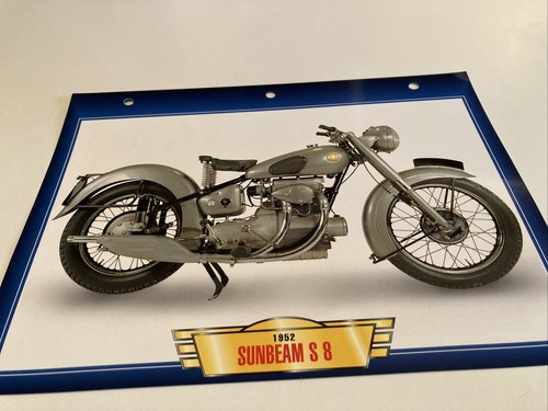 Sunbeam 500 1952 fiche - 500,
