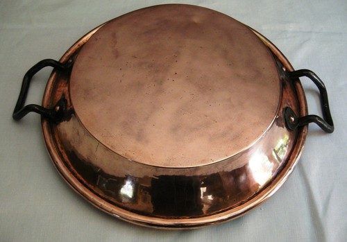 Grand plat cuivre - en,