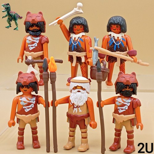 Playmobil lot figurines tribu