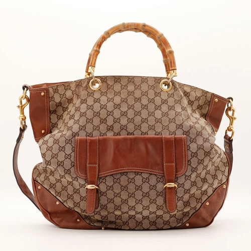 Sac gucci big tote bambou - sac,