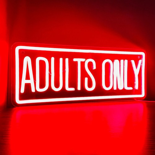 Enseigne néon rouge - , adultes