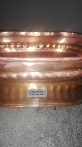 Petite jardinière cuivre