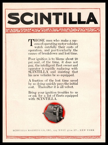 1922 scintilla magneto - 1922, company