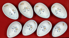Ensemble de 8 coupelles ovoïdes/ raviers - rare  la chapelle des Pots