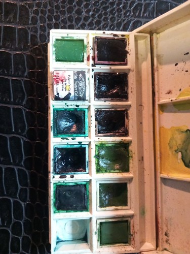 Peinture aquarelle boite de - peinture,