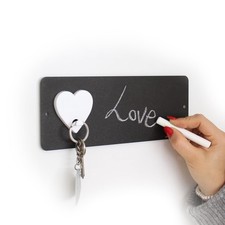 - Tableau Magnétique Mural en Acier, Écrivable à la Craie, Couleur Anthracite...