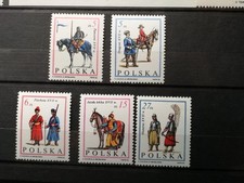 Timbres Pologne neufs Uniforme