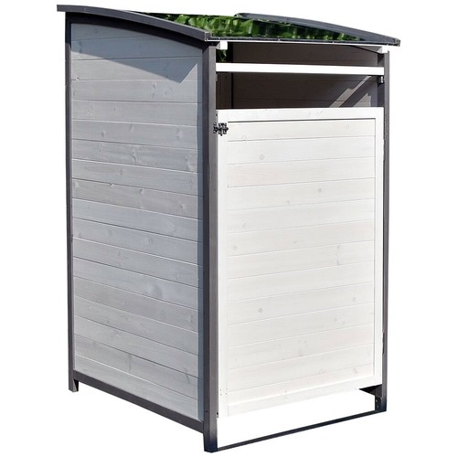 Habillage poubelle jardin - habillage, de