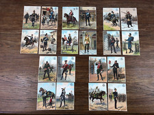 20x Chromos BON POINT SCOLAIRE Hachette & Cie Armée Allemagne Prusse (v.1880)