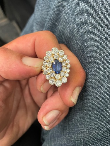 Bague carats et - 18,