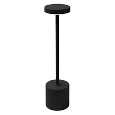 Lampe de table LED noire