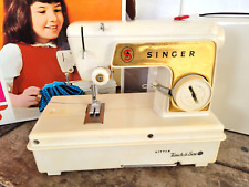 Machine à Coudre SINGER Golden Panoramic jouet  Vintage