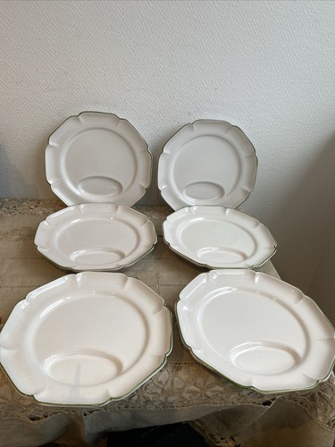 Anciennes assiettes plates - 6,