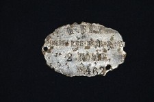 PLAQUE D'IDENTITE ALLEMANDE