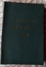 AGENDA  du bon marché 1914