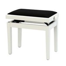 Banc De Piano Blanc Mat Avec