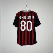 Maillot de Football Milan AC RONALDINHO 2009 2010 maglia psg camiseta shirts