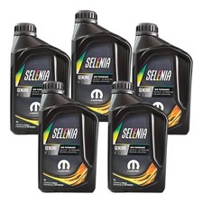 Set 5 Litres Huile Du Moteur de Voiture Selenia 0W20 C5 Wr Forward Diesel Fiat