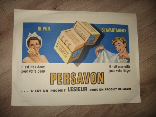 Affiche originale persavon - affiche,