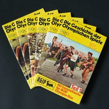 AGIP Diaserie + Hefte L'Histoire Des Jeux Olympiques 1-5 2972 1.60AIO