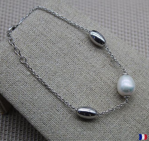 Bracelet argent 925 - perle, de