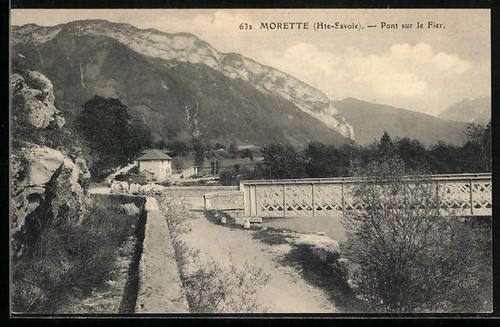 Cpa morette pont - pont, le