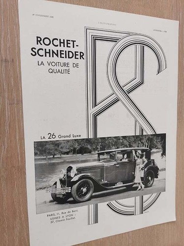 Publicité 1930 rochet - publicité,