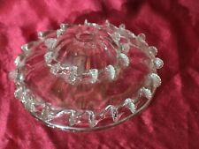 Murano Piece Verre Transparent Coupe Tasse Bas Lustre Applique 20 x 9