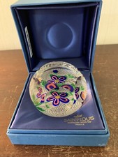 Boule presse papier cristal de Saint Louis Numéroté 46/250